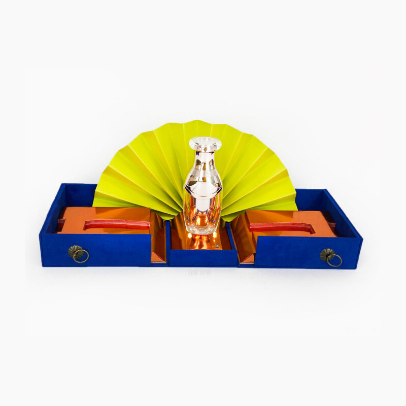 Chinese Style Folding Fan Perfume Boxes