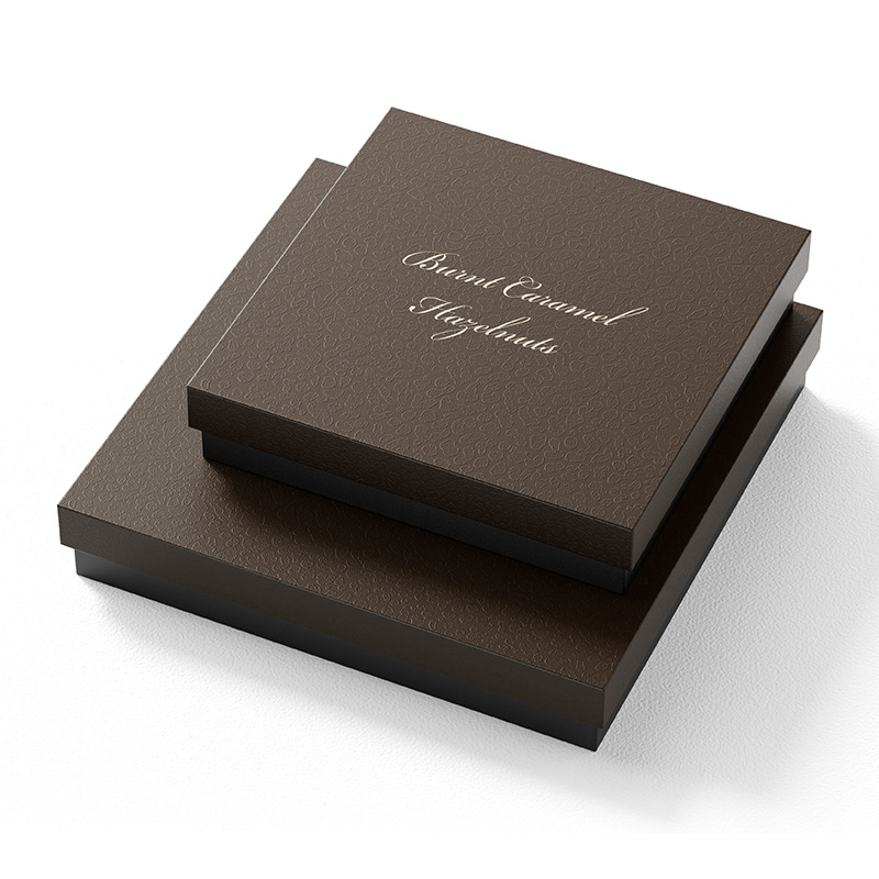 Lid-Bottom Chocolate Boxes With Inserts